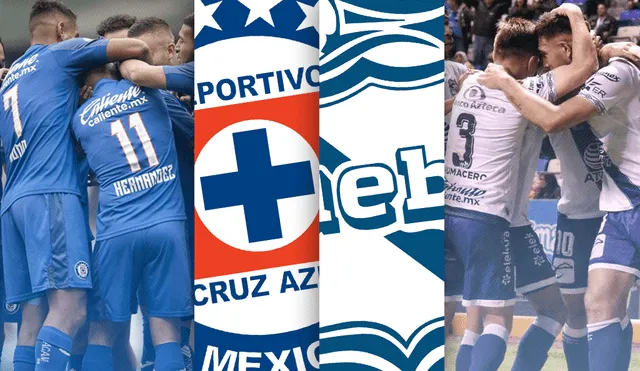 Cruz Azul vs. Puebla por la Liga MX. | Foto: Composición de Gerson Cardoso