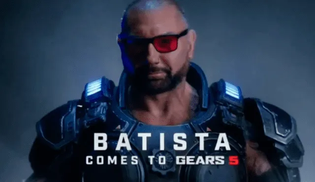 Dave Bautista es anunciado como personaje de Gears of War 5
