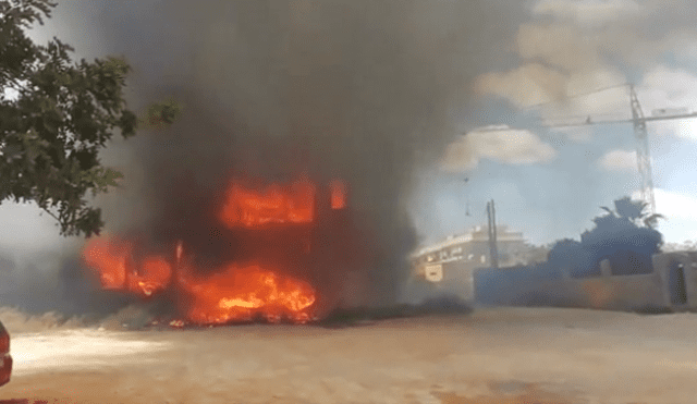 Al menos 80 personas quedaron atrapadas tras incendiarse un edificio en España 