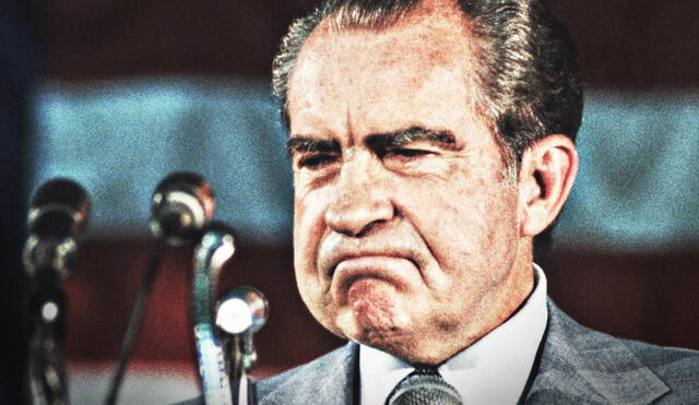 Richard Nixon fue salpicado por el escándalo de Watergate y se vio obligado a dejar el cargo. Foto: Diseño LR