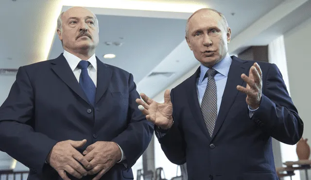 Vladimir Putin, dijo que espera que el gobierno continuo de Lukashenko ayude a fortalecer los lazos entre los dos países. Foto: Europapress.