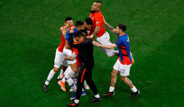 Alexis Sánchez le dio la clasificación a Chile para las semifinales de la Copa América 2019. | Foto: EFE