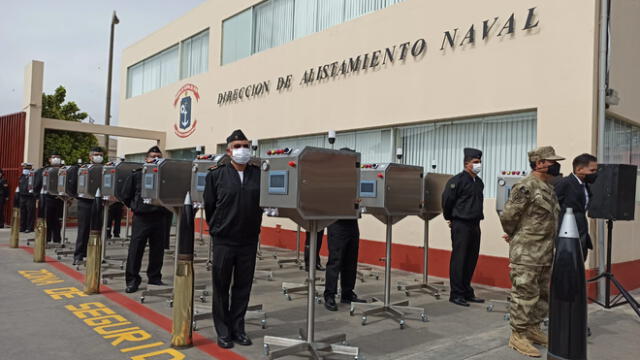Marina de Guerra del Perú realiza ceremonia para entregar los primeros 30 respiradores “Samay” / Crédito: Karla Cruz/URPI-GLR