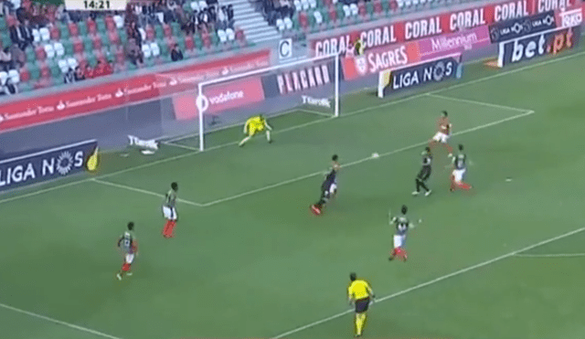 Paolo Hurtado anotó doblete en derrota del Vitoria en Portugal [VIDEO]