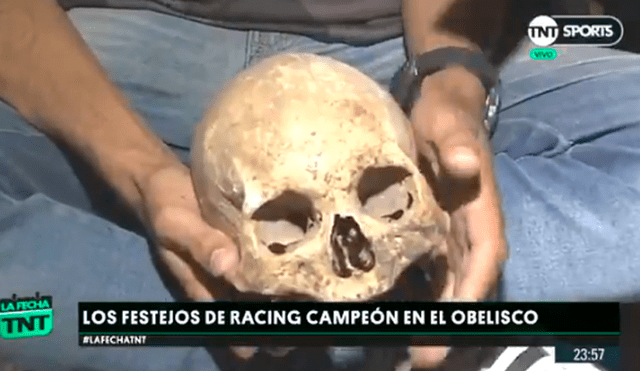 Hincha de Racing profanó tumba de su abuelo para llevarse el cráneo y festejar el título [VIDEO]