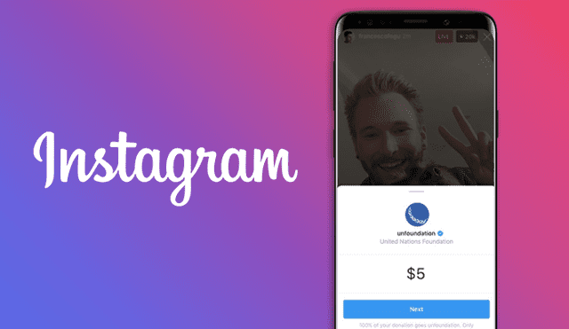 Ahora podrás donar a causas benéficas a través de los en vivo de Instagram.