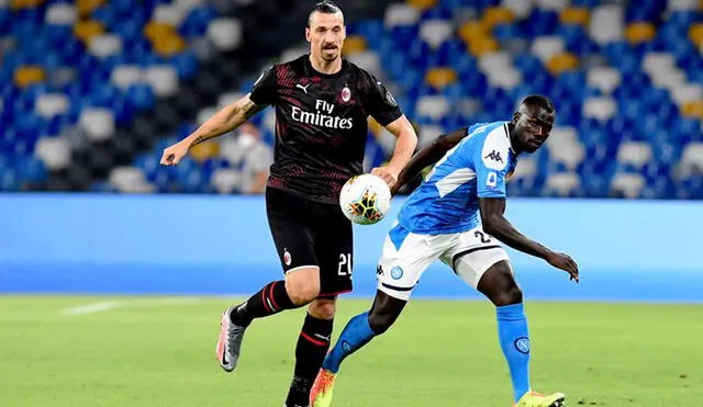 Napoli vs, Milan EN VIVO: sigue AQUÍ el partido por la fecha 32 de la Serie A. Foto: EFE.