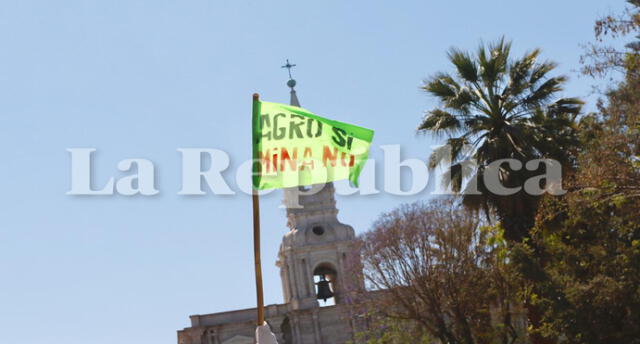 Disturbios durante paralización contra Tía María en Arequipa