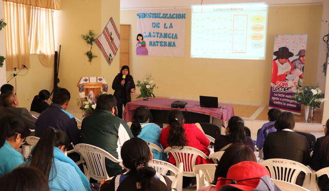 Huancavelica se convierte en la sexta región con mayor práctica de lactancia materna