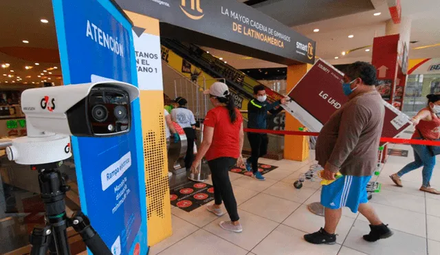 Centros Comerciales utilizarán cámaras térmicas. Foto: Verónica Calderón