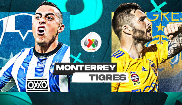 Sigue aquí EN VIVO ONLINE el partido Monterrey vs. Tigres por la fecha 12 del Torneo Guardianes 2020. | Foto: Composición de Fabrizio Oviedo / La República