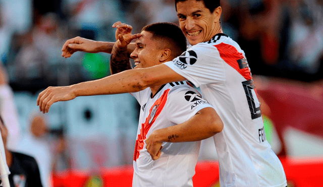 River vs Racing: 'Juanfer' Quintero anotó golazo de antología para el 1-0 [VIDEO]
