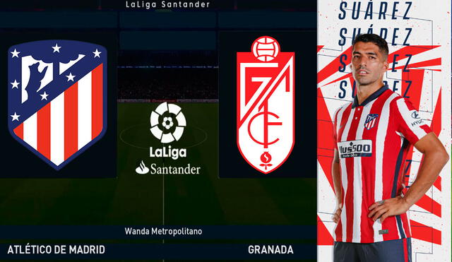 Atlético de Madrid vs. Granada por la tercera jornada de LaLiga Santander. Foto: Composición de La República / @Atleti