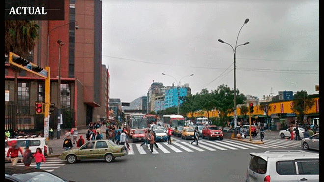 Avenida Abancay luciría así en 2035, según propuesta urbana viral en Facebook. Foto: Utopías Urbanas