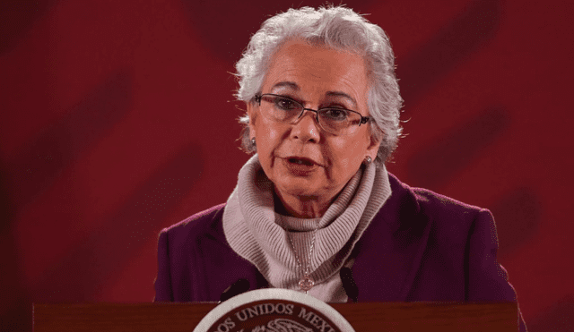 Olga Sánchez Dávila, secretaria de Gobernación de México, pidió a la ciudadanía mantenerse unida. Foto: Cuartoscuro.