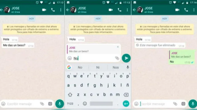 WhatsApp: Con este truco podrás saber qué decían los mensajes eliminados de los chats