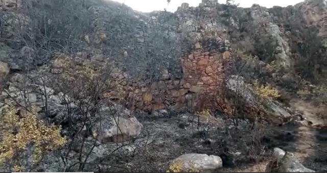 Áncash: siete sitios arqueológicos fueron afectados por incendios forestales