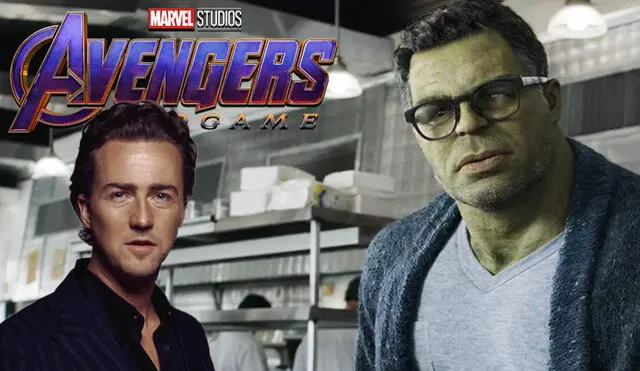 Muchos fanáticos imaginan a Norton como Hulk en Avengers:Endgame.