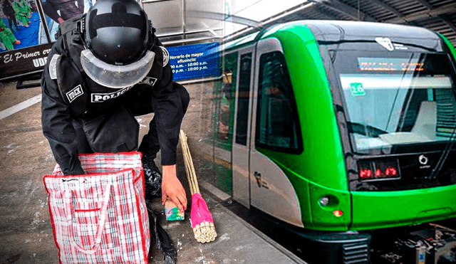 Metro de Lima: Policía Nacional resguardará estaciones para evitar el ingreso de cohetes o material prohibido al tren eléctrico de la Línea 1. Foto: composición Gerson Cardoso/LR/Deysi Portuguez/URPI-LR/ATU