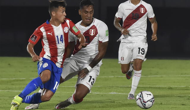 Peru y Paraguay juegan en Asunción la primera fecha de las Eliminatorias a Qatar 2022. Foto: AFP
