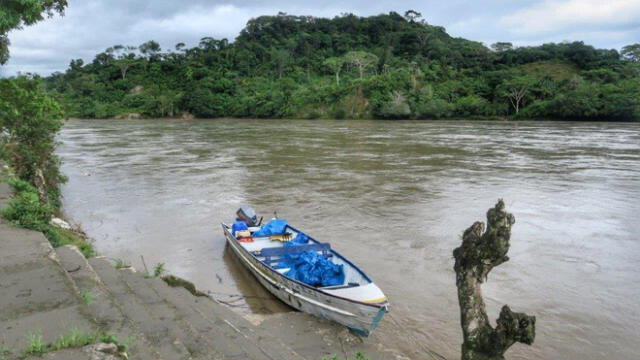 Los cadáveres fueron arrojados en diferentes puntos del río Marañón, y hallados por los lugareños Foto: Facebook/Jacob Rivera