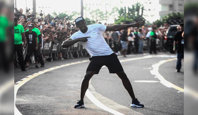 Usain Bolt en Lima: velocista se enfrentó a mototaxi en Miraflores [VIDEO]
