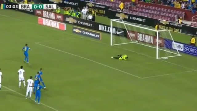 Brasil vs El Salvador: Neymar engañó al portero y abrió el marcador de tiro penal [VIDEO]