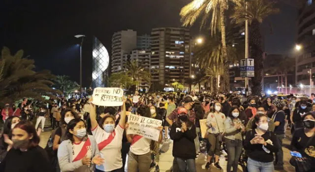 Manifestaciones contra Manuel Merino se realizaron en distintos puntos de Lima. Foto: Johann Klug / URPI-GLR