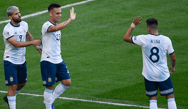 Argentina venció 2-0 a Venezuela en los cuartos de final de la Copa América 2019. (Foto: AFP)