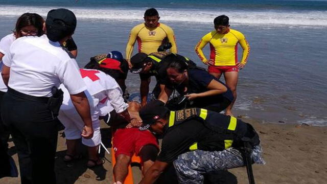 Once personas salvan de morir ahogadas en playa de Máncora