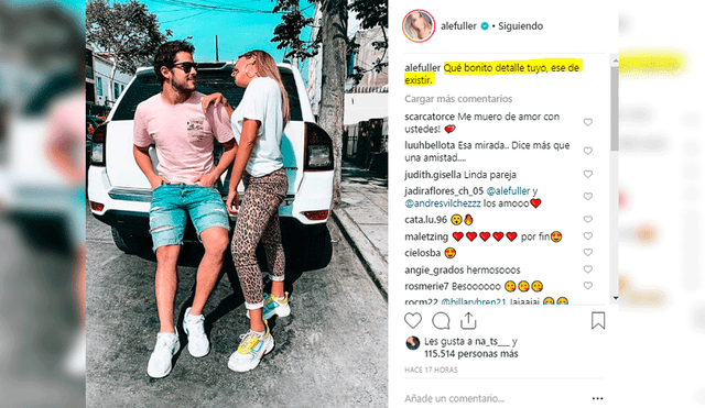 ¿Alessandra Fuller y Andrés Vilchez confirman relación? Actriz dedica romántico mensaje