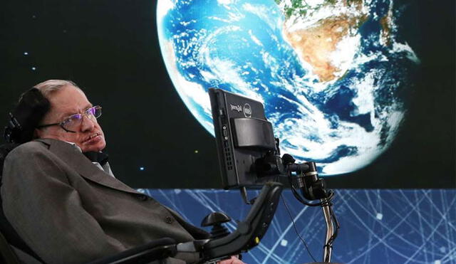 Stephen Hawking era conocido por sus investigaciones sobre el universo, pero también hablaba del valor de la Tierra. Foto: Difusión.