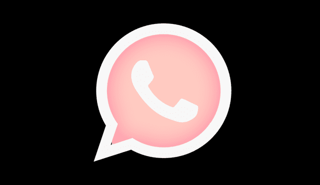 Conoce la razon por la que muchos usuarios están cambiando el color del logo de WhatsApp a rosado. Foto: WhatsApp