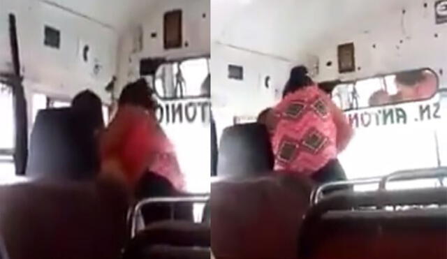 Facebook: fue sorprendido hablando con otra mujer y su esposa se vengó delante de pasajeros [VIDEO]