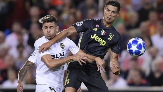 Juventus superó al Valencia por la fase de grupos de la Champions League [RESUMEN]