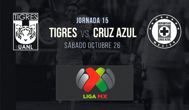 Tigres vs Cruz Azul EN VIVO por la fecha 15 del Apertura de la Liga MX.