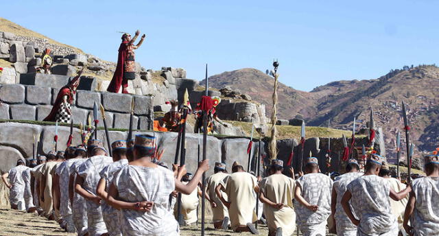 Soberano. Inca presidió ritual en el Qorikancha ante cientos de sus súbditos. Ciudad cusqueña se transportó al pasado.