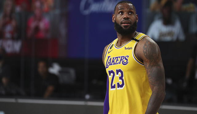 Los Angeles Lakers vencieron 110-100 a Houston Rockets por el Juego 4 de los NBA Playoffs 2020. Foto: AFP