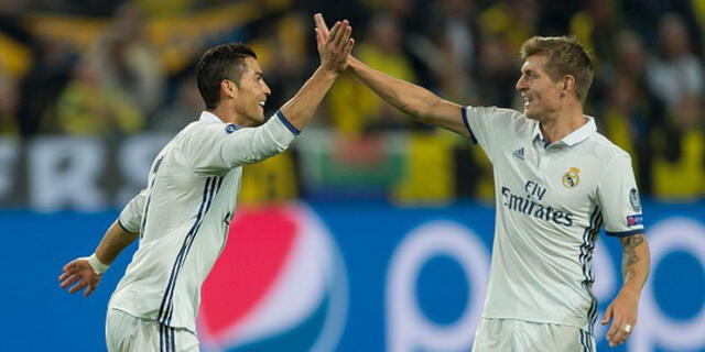 Cristiano Ronaldo y Toni Kroos han conquista juntos tres Champions League e igual cantidad de Supercopas de Europa.