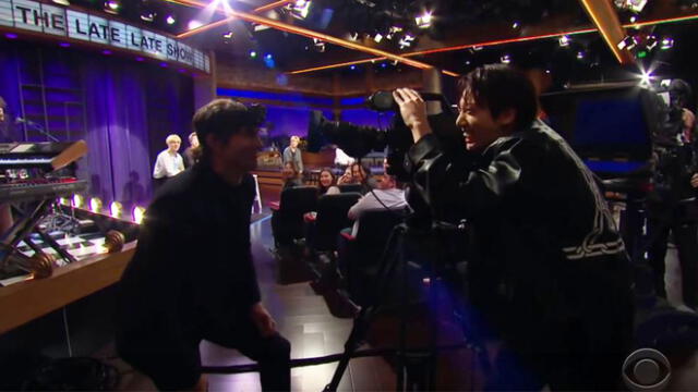 RM o Namjoon ayudó a Ashton Kutcher en el divertido juego de 'escondidas' para el show de James Corden.
