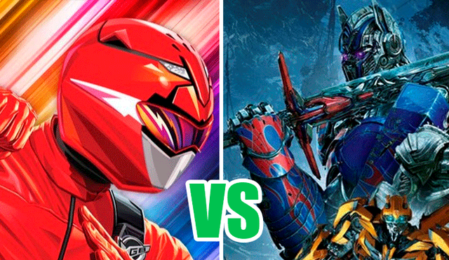 Power Rangers vs Transformers. Créditos: Composición