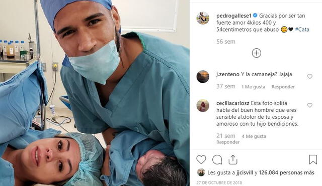 Pedro Gallese y su esposa Claudia Díaz son padres por segunda vez