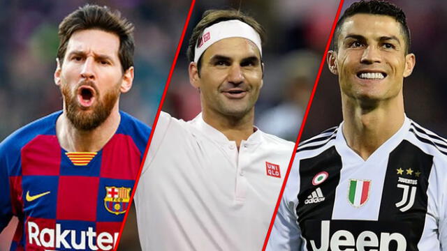 Lionel Messi, Roger Federer y Cristiano Ronaldo son algunos de los deportistas más importantes que donaron en favor de combatir al coronavirus. Foto: Composición