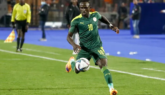 Sadio Mané clasificó al Mundial Qatar 2022 con Senegal tras vencer a Egipto en el repechaje. Foto: AFP