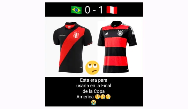 Perú vs Brasil: Alemania fue tendencia en Twitter tras triunfo de la Bicolor. Foto: Captura de Twitter.