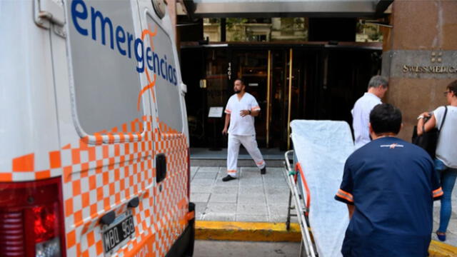 La  clínica Suizo de Argentina es el lugar donde el hombre con coronavirus se atendió. Foto: Maximiliano Luna.