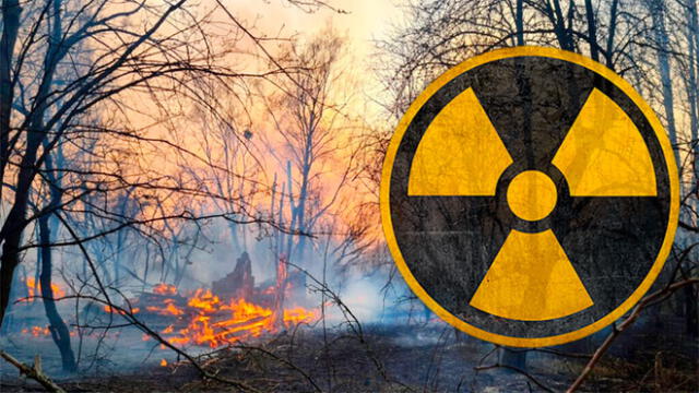 Radiación en Chernobyl aumenta tras incendio forestal en zona de desastre nuclear.