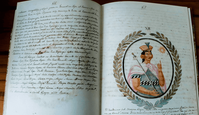 Una páginas del histórico manuscrito recuperado.