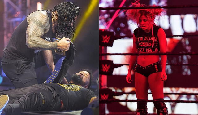 Roman Reigns y Alexa Bliss fueron los protagonistas de este WWE SmackDown. Foto: Composición/WWE