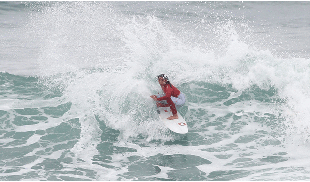 Daniella Rosas le dio al Perú la medalla de oro número seis en el Open Surf de los Juegos Panamericanos Lima 2019. | Foto: GLR